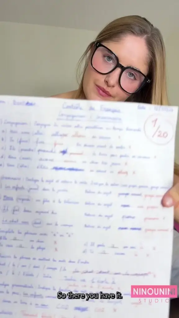 YOUR TEACHER SHITS ON YOUR COPY! (ENG SUBS)